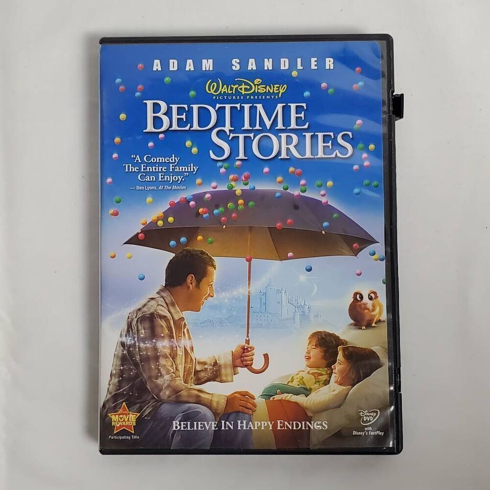 Bedtime Stories DVD (Adam Sandler, Disney, Family Comedy)